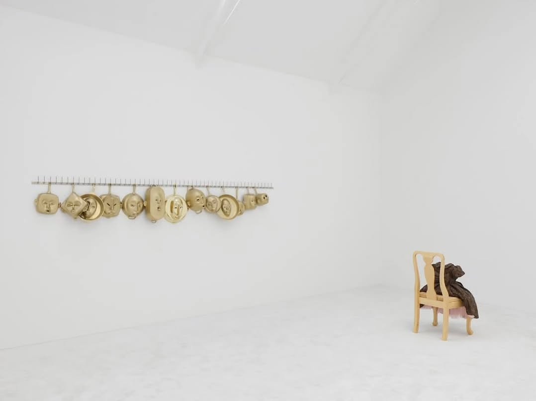Now open in London, ‘Hughmanity’ marks Hugh Hayden’s (@huthhayden) first return to the city since his 2020 debut with… — image 2. Image: Installation view of ‘Hugh Hayden: Hughmanity’, 27 September – 1 November 2025, 27 Bell Street, London © Hugh Hayden, Courtesy Lisson Gallery, Photography by Ollie Hammick.