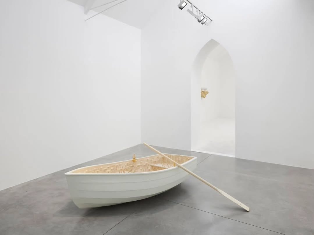 Now open in London, ‘Hughmanity’ marks Hugh Hayden’s (@huthhayden) first return to the city since his 2020 debut with… — image 4. Image: Installation view of ‘Hugh Hayden: Hughmanity’, 27 September – 1 November 2025, 27 Bell Street, London © Hugh Hayden, Courtesy Lisson Gallery, Photography by Ollie Hammick.