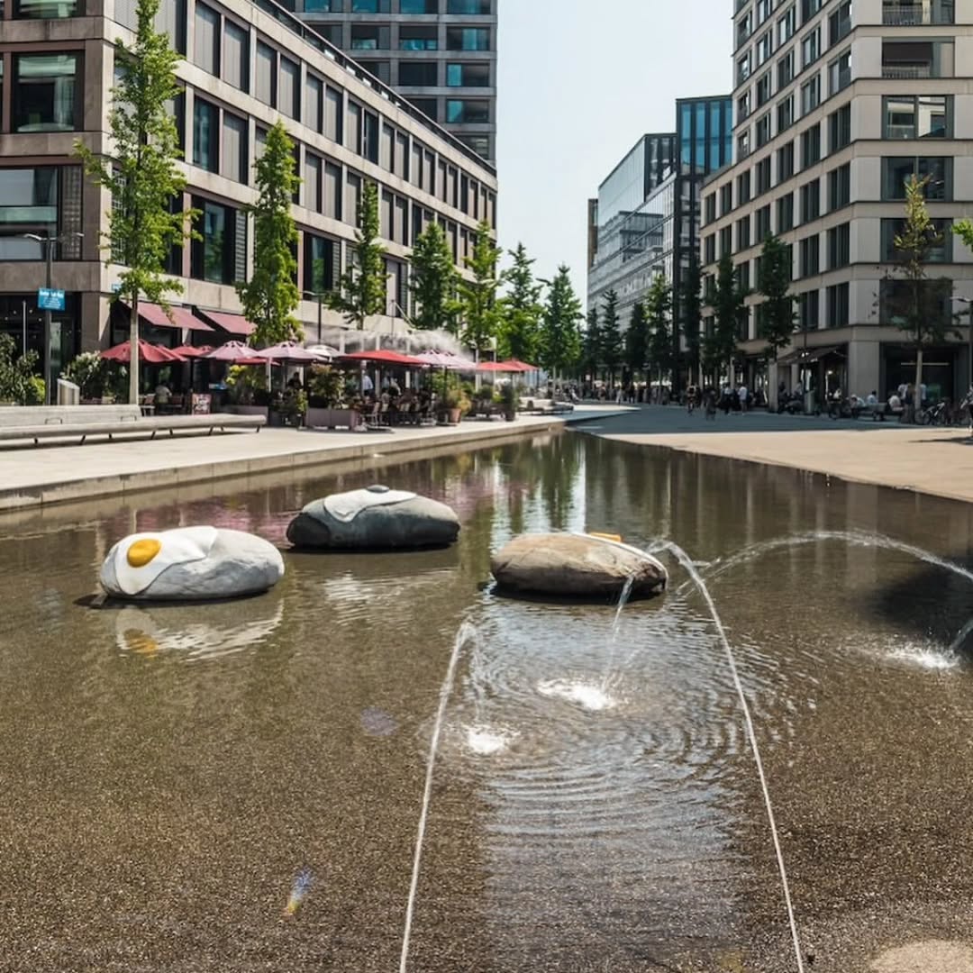 Pedro Wirz’s “Trilobites“ for ART FLOW art projects is currently on view in Zurich — image 6. Images: