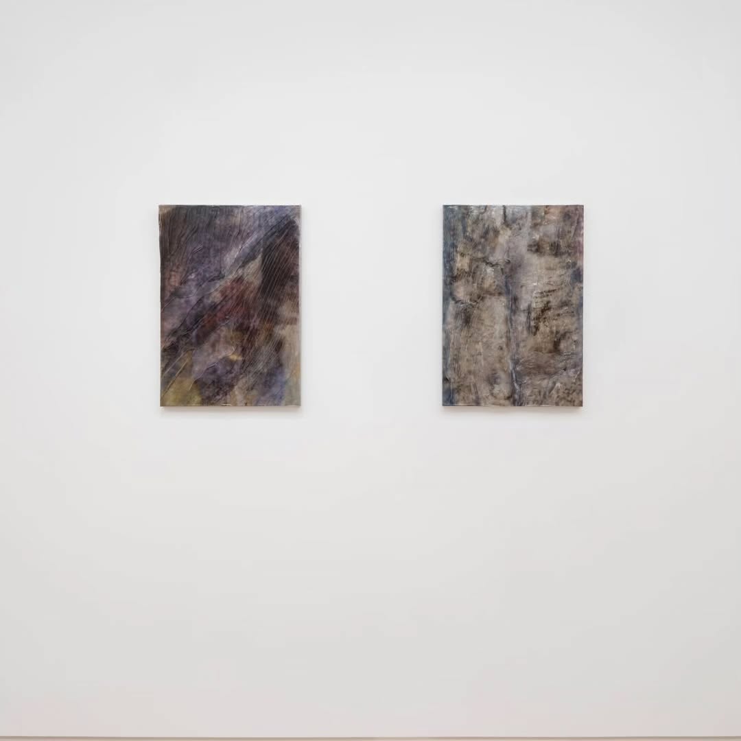Now open at Thaddaeus Ropac Seoul Fort Hill: Heemin Chung, Garden of Turmoil — image 5. Images: 1, 3 & 5. Heemin Chung, Garden of Turmoil, installation views, Thaddaeus Ropac Seoul Fort Hill, 2025. Photos: Jeon Byung Cheol. 2. Being Saturated, 2025 (detail). Acrylic, gel medium and UV print on canvas. 65 x 45 cm (25.59 x 17.72 in). 4. Nocturnal Wings 1, 2025 (detail). Gel medium, resin, and UV print on canvas. 194 x 130 cm (76.38 x 51.18 in).