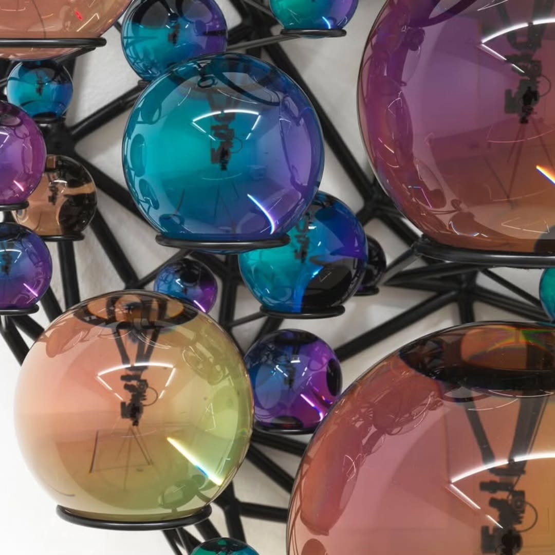 'Iridescent dewdrop', 2025, emerged from Olafur's ongoing exploration of optical devices, mirrors, and lenses. — image 3