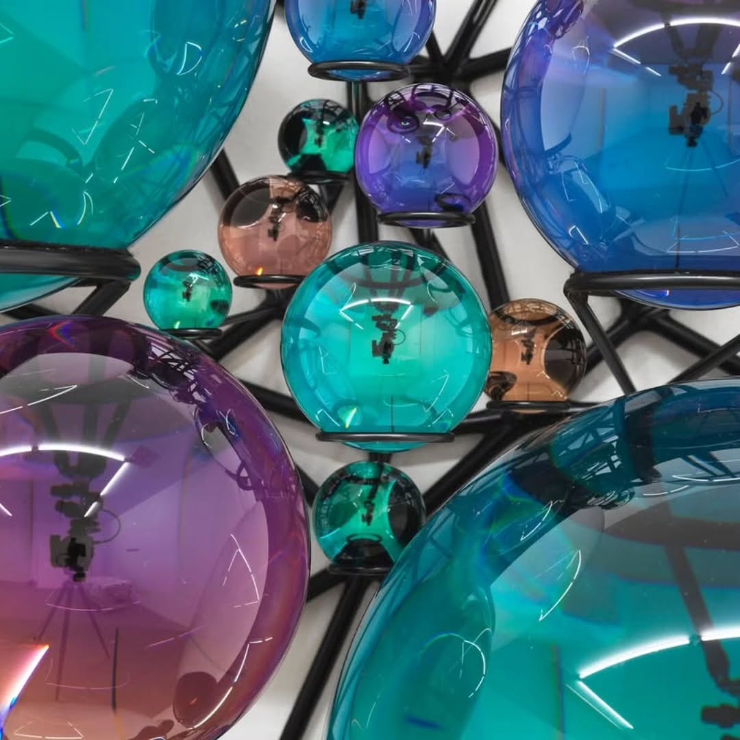 'Iridescent dewdrop', 2025, emerged from Olafur's ongoing exploration of optical devices, mirrors, and lenses. — image 4