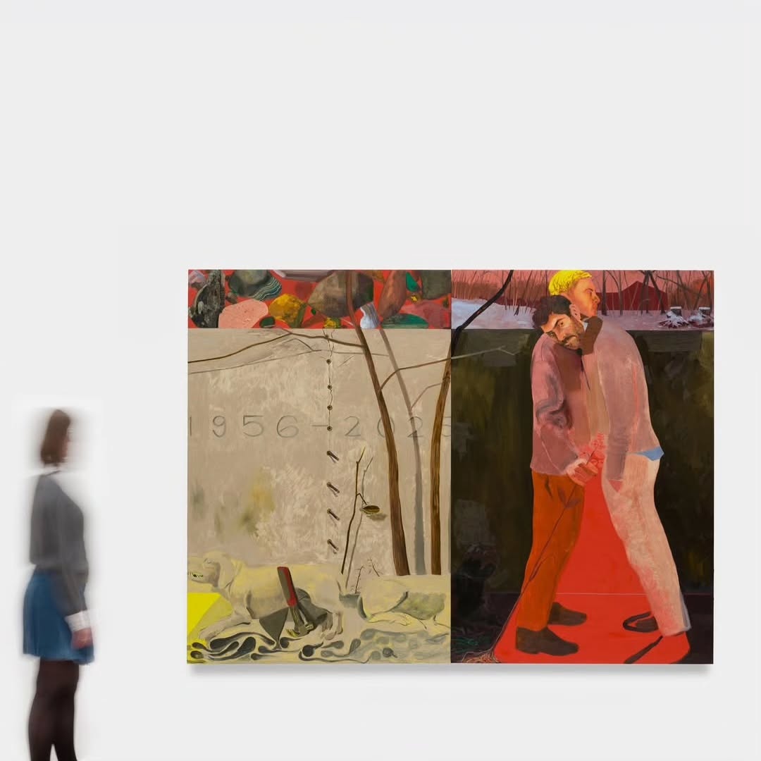 This new painting by Anthony Cudahy will be part of our presentation at @TEFAF in Maastricht (NL) next week, from March 12 to 19. — image 1. Image:
