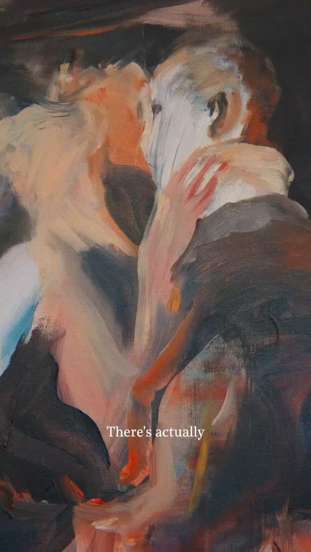 Artist Cecily Brown (aujourdhuirose) on one of her recurring motifs, the amorous couple.