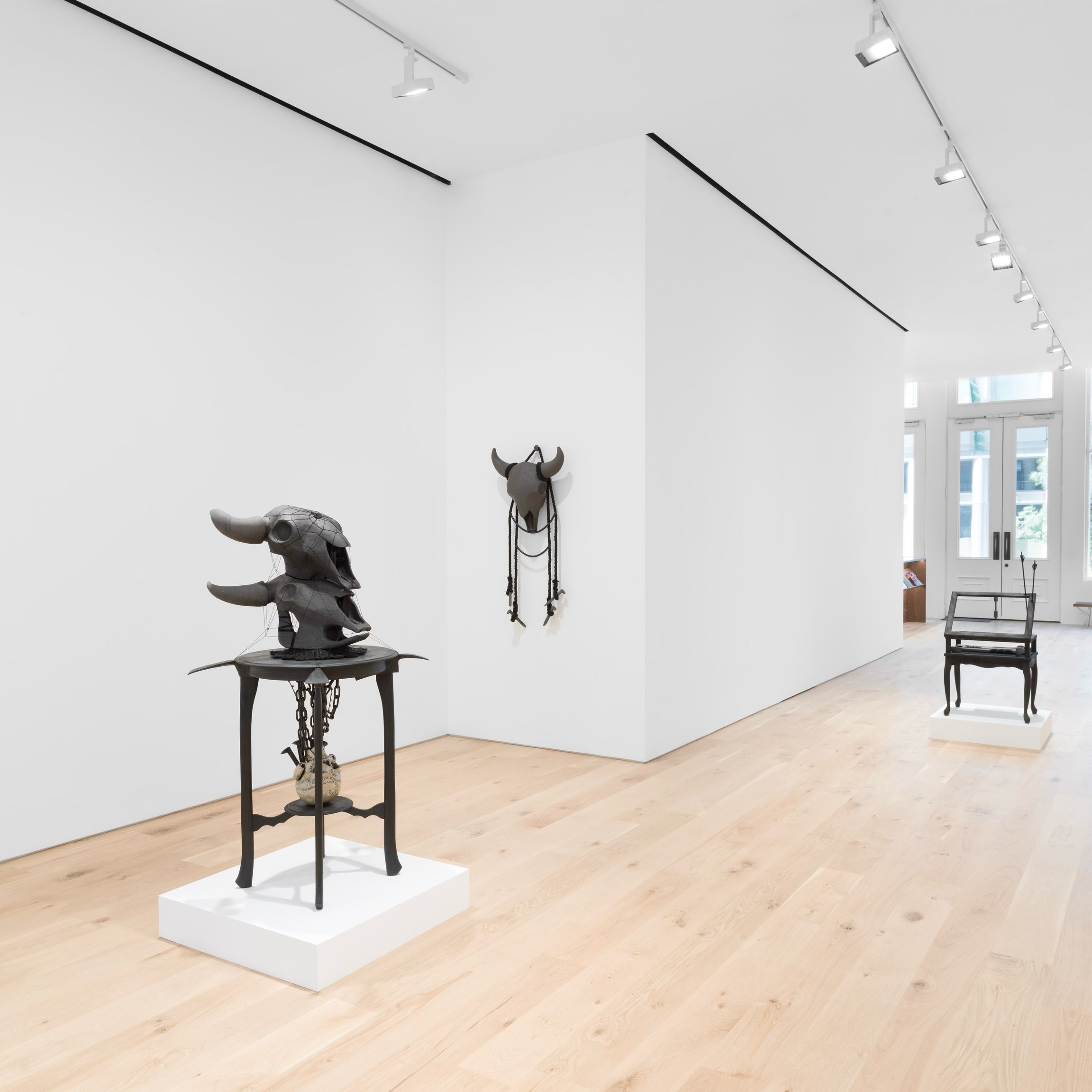 Cannupa Hanska Luger: American Traditional is on view through October 24, 2026, at 10 Greene Street, New York, NY. — image 3. Image and post source: @garthgreenangallery (with @cannupahanska)