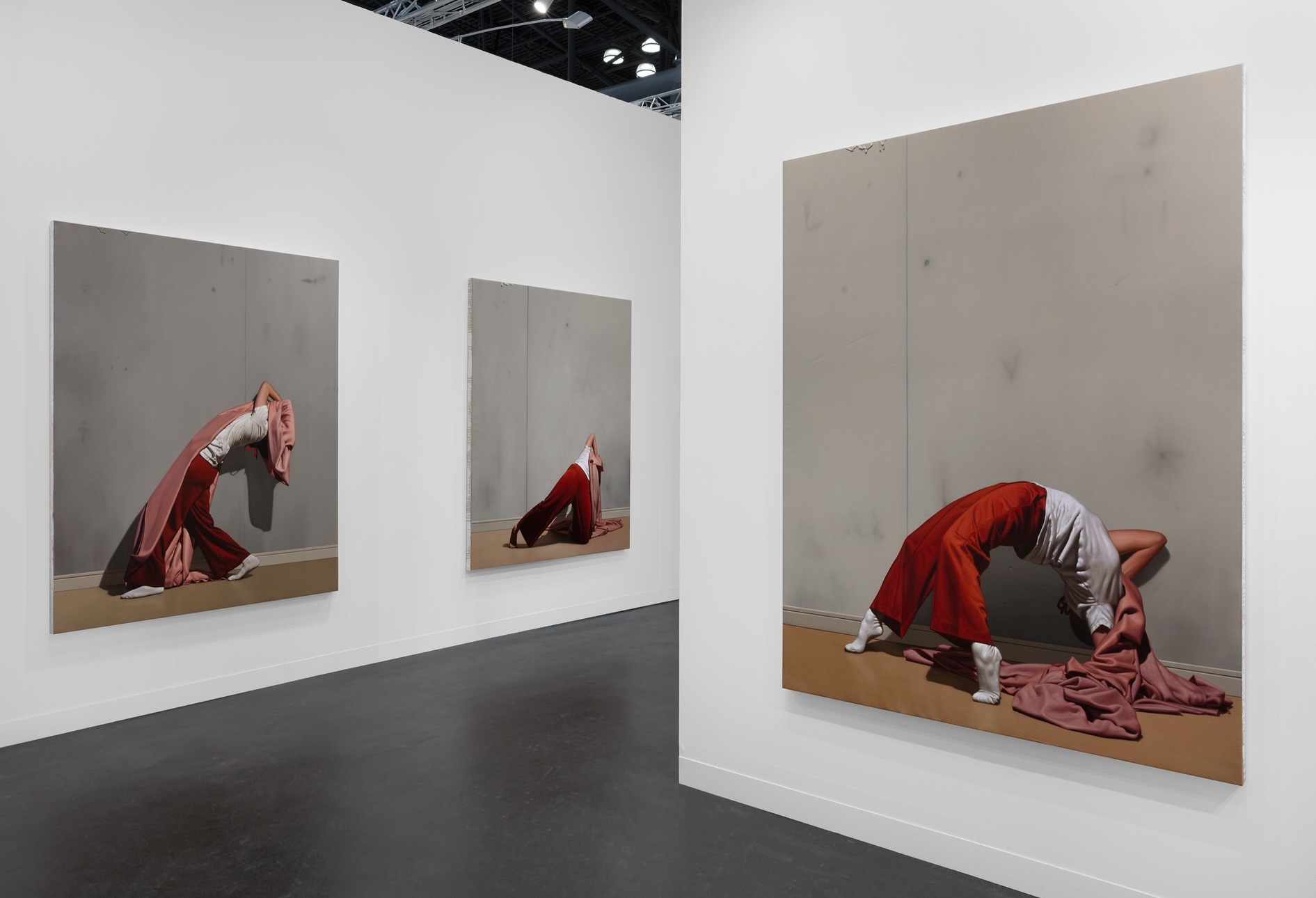 Dhewadi Hadjab’s solo presentation is now on view at The Armory Show in New York, at booth 106, through September 27, 2026. — image 2. Photo: @sebastianopelliondipersano