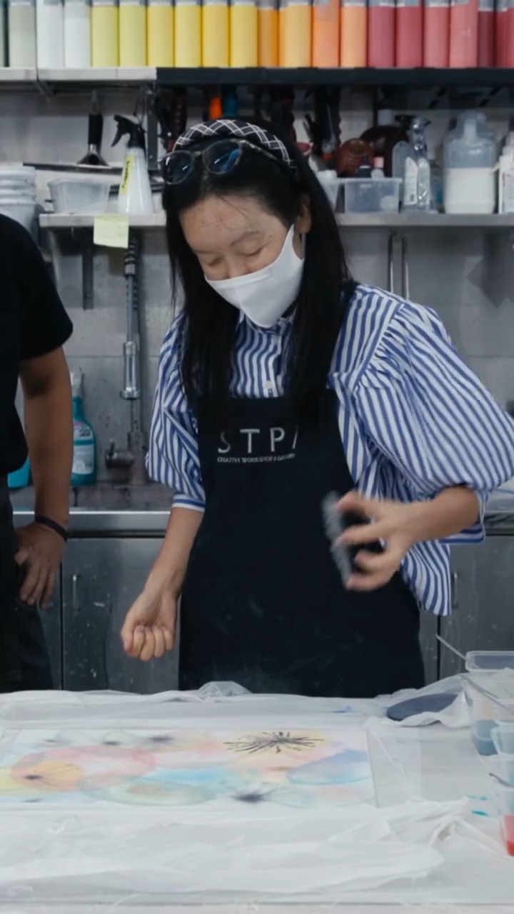 Minjung Kim returns to STPI, continuing her residency with new explorations in print and papermaking.