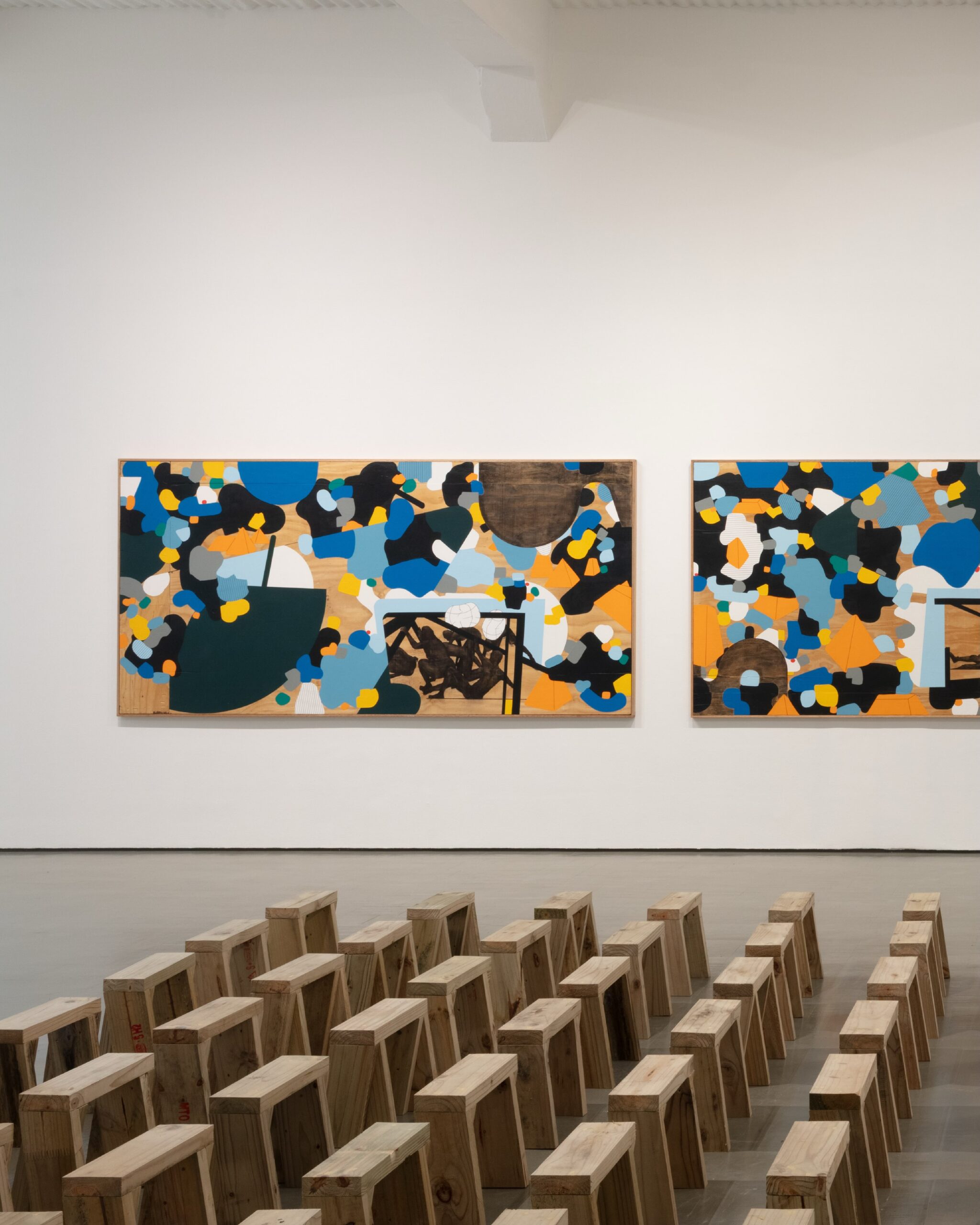 Serge Alain Nitegeka’s Shadowing Black is on view in Cape Town through October 3, 2026. — image 2. Image and post source: @stevenson_za (with @sergealainnitegeka)