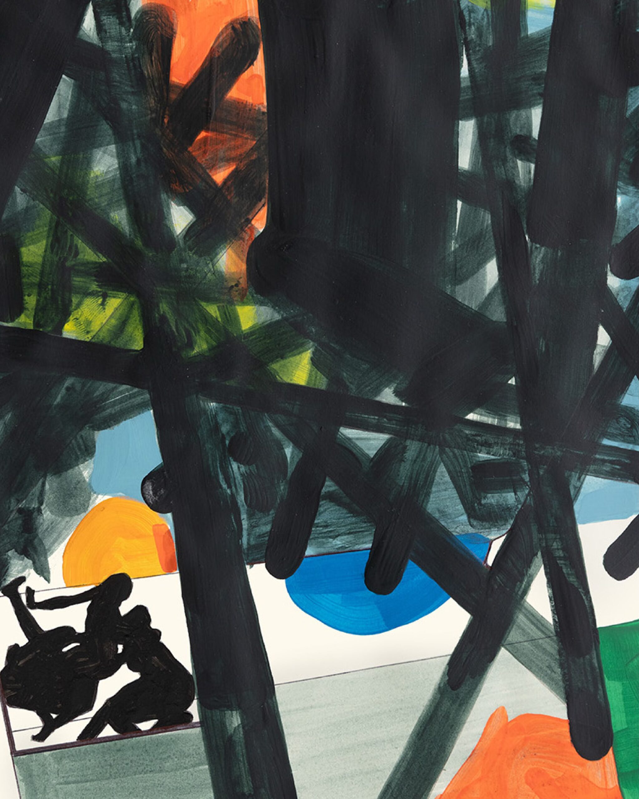 Serge Alain Nitegeka’s Shadowing Black is on view in Cape Town through October 3, 2026. — image 4. Image and post source: @stevenson_za (with @sergealainnitegeka)