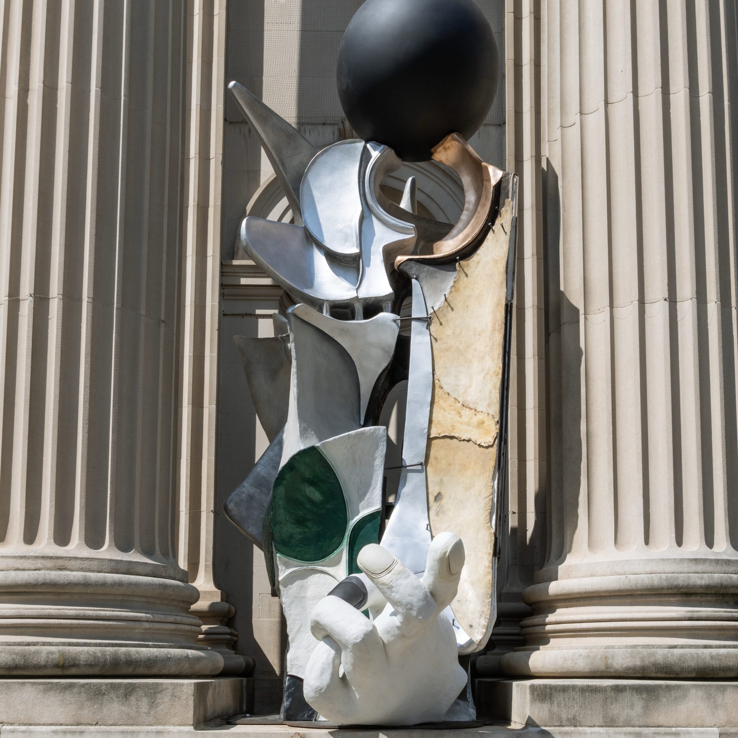 The Metropolitan Museum of Art has unveiled Liu Wei’s site-specific sculptures on the museum’s Fifth Avenue facade as part of Speculation. — image 2. Courtesy The Metropolitan Museum of Art. Photos by Hyla Skopitz.