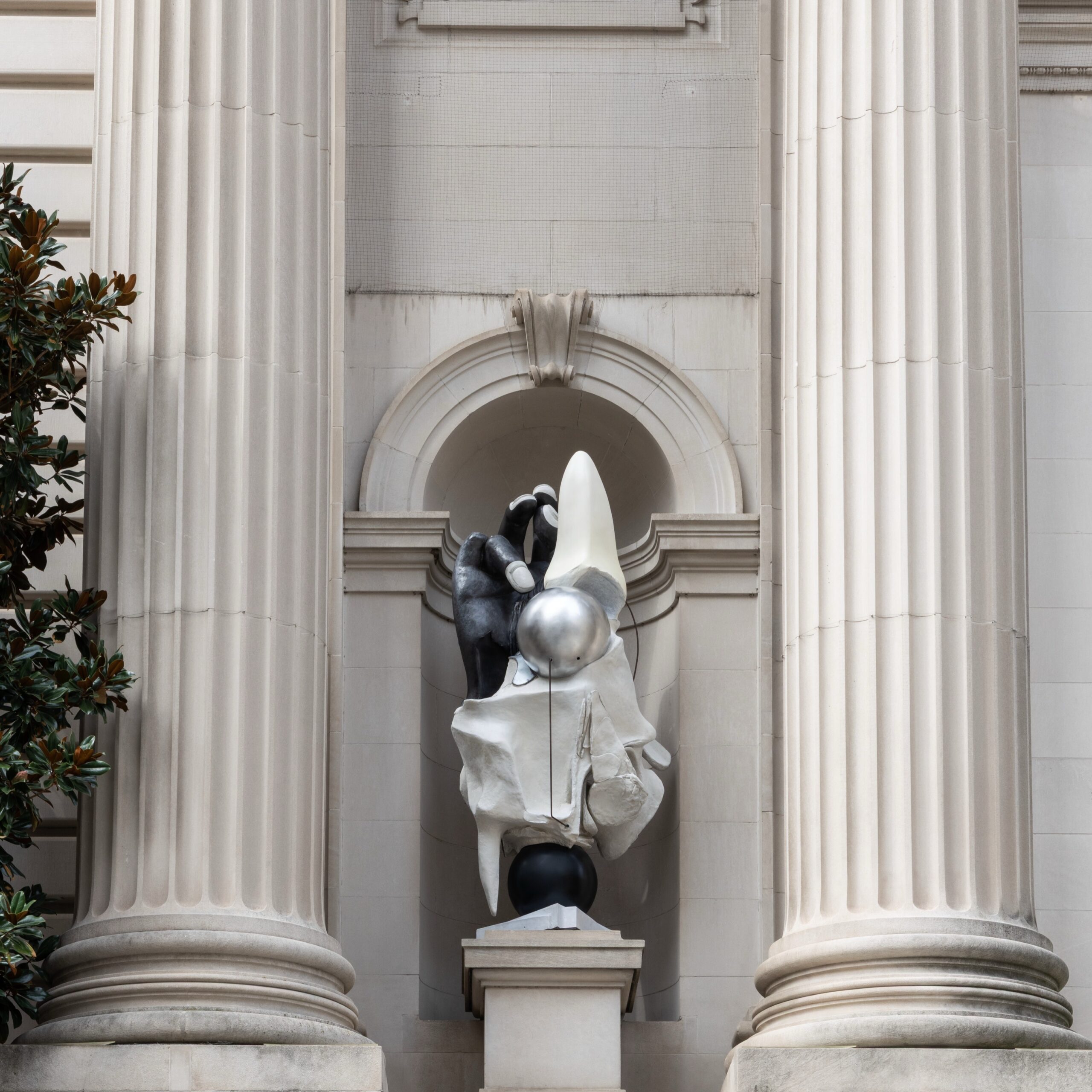 The Metropolitan Museum of Art has unveiled Liu Wei’s site-specific sculptures on the museum’s Fifth Avenue facade as part of Speculation. — image 3. Courtesy The Metropolitan Museum of Art. Photos by Hyla Skopitz.