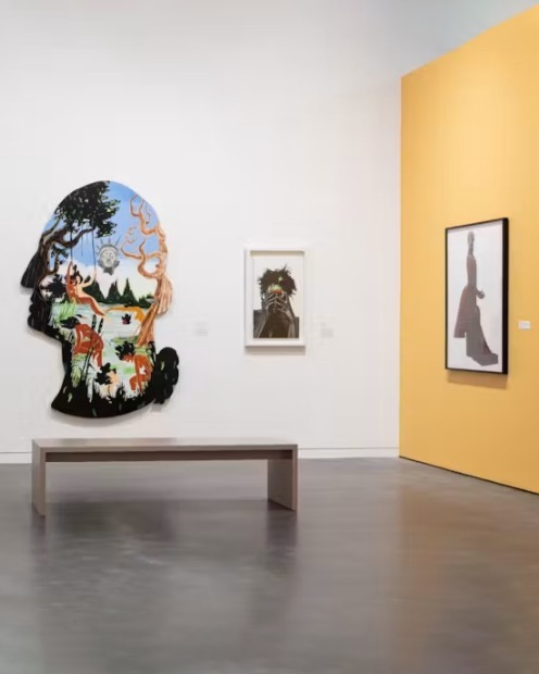 William Villalongo and Marcia Kure are featured in *Dreams of This Future: The Collection of Peggy Cooper Cafritz* at... — image 2. Image and post source: @susaninglettgallery
